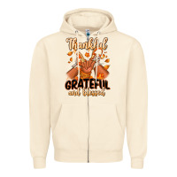 Thankful Grateful And Blessed Black Baby Girl Zipper Hoodie | Teevron