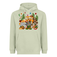 Matcha Mexican Gnome Truck Heavyweight Hoodie - texasbilliewilder