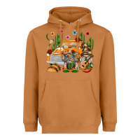 Meerkat Mexican Gnome Truck Heavyweight Hoodie - texasbilliewilder