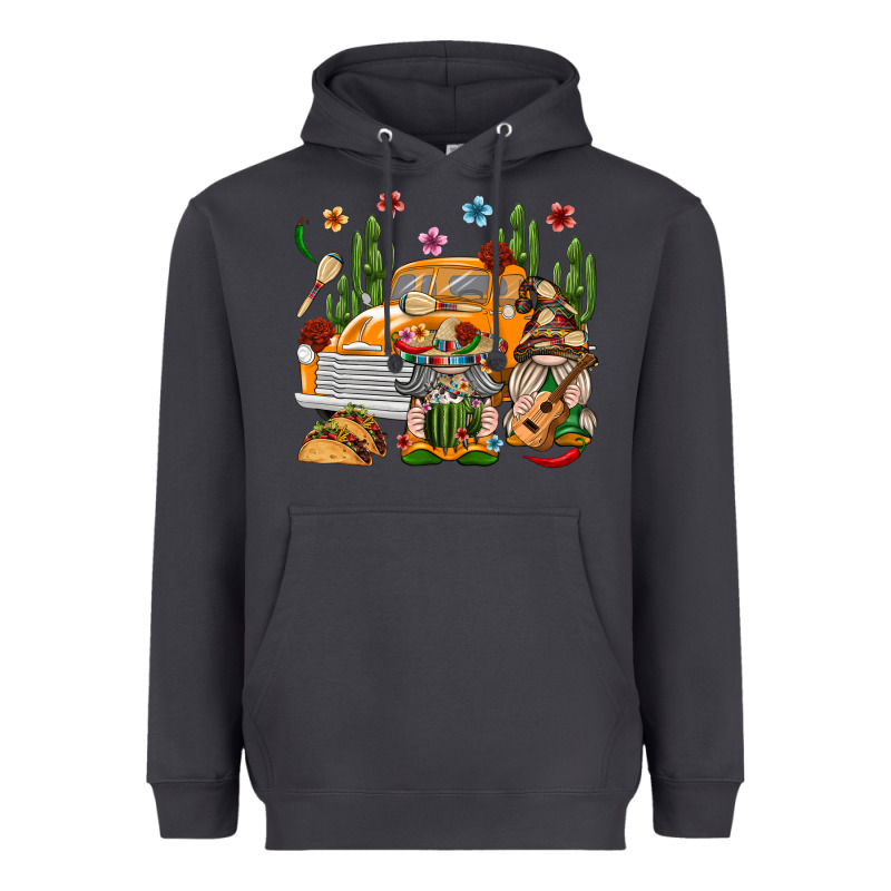 Mexican Gnome Truck Heavyweight Hoodie by texasbilliewilder | Teevron