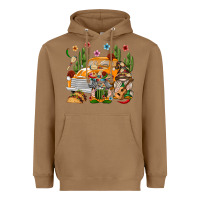 Toasted Coconut Mexican Gnome Truck Heavyweight Hoodie - texasbilliewilder