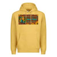 Antique Gold (preview)custom cowboy boots sunflowers and cactus license plate Premium Hoodie - Artiststas