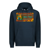 Navy (preview)custom cowboy boots sunflowers and cactus license plate Premium Hoodie - Artiststas
