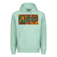 Seafoam (preview)custom cowboy boots sunflowers and cactus license plate Premium Hoodie - Artiststas