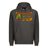 Smoke (preview)custom cowboy boots sunflowers and cactus license plate Premium Hoodie - Artiststas