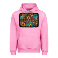 Fuchsia Pink christmas sunflowers and buffalo plaid background Urban Hoodie - Jasminsmagicworld