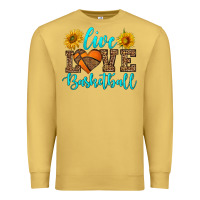 Antique Gold live love basketball Premium Sweatshirt - HRA Design Shop