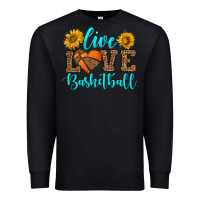 Black live love basketball Premium Sweatshirt - HRA Design Shop