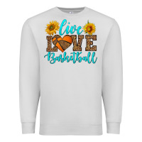 Dove Grey live love basketball Premium Sweatshirt - HRA Design Shop