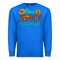 True Royal live love basketball Premium Sweatshirt - HRA Design Shop