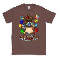 Chestnut messy bun autism mom Classic Tee - RanaPortraitStore