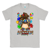 Moon Dust messy bun autism mom Classic Tee - RanaPortraitStore