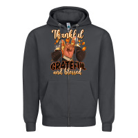 Smoke Thankful grateful and Blessed black man sneakers Zipper Hoodie - RanaPortraitStore
