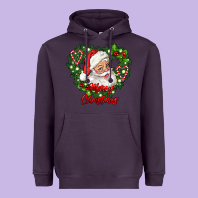 Merry Christmas Santa Heavyweight Hoodie Designed By Ranaportraitstore