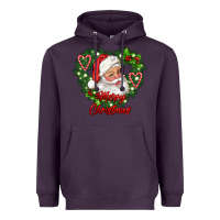 Plum merry christmas santa Heavyweight Hoodie - RanaPortraitStore