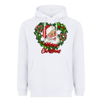 White merry christmas santa Heavyweight Hoodie - RanaPortraitStore