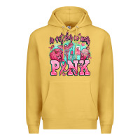 Antique Gold in october we wear pink Premium Hoodie - AdoDesignShop