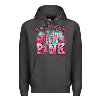 Charcoal Heather in october we wear pink Premium Hoodie - AdoDesignShop