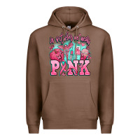 Chestnut in october we wear pink Premium Hoodie - AdoDesignShop