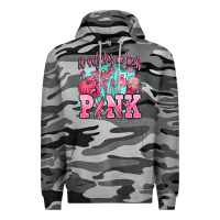 Slate Camo in october we wear pink Premium Hoodie - AdoDesignShop