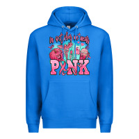 True Royal in october we wear pink Premium Hoodie - AdoDesignShop