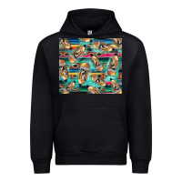 Black Western Teacher Pencil Urban Hoodie - LillyAllenDesigns