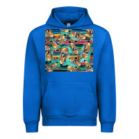 Cobalt Western Teacher Pencil Urban Hoodie - LillyAllenDesigns