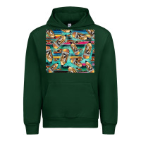 Forest Green Western Teacher Pencil Urban Hoodie - LillyAllenDesigns