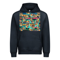 Navy Western Teacher Pencil Urban Hoodie - LillyAllenDesigns