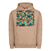 Pigment Burro Western Teacher Pencil Urban Hoodie - LillyAllenDesigns