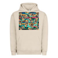 Pigment French Oak Western Teacher Pencil Urban Hoodie - LillyAllenDesigns
