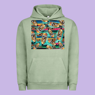 Western Teacher Pencil Urban Hoodie Designed By Lillyallendesigns