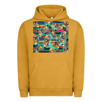 Pigment Peanut Butter Western Teacher Pencil Urban Hoodie - LillyAllenDesigns