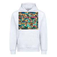 White Western Teacher Pencil Urban Hoodie - LillyAllenDesigns