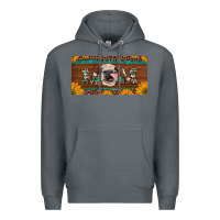 Rock western heifer mom with sunflowers and turquoise license plate Premium Hoodie - Artiststas