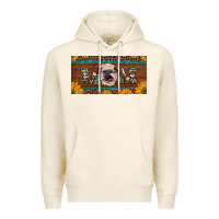 Western Heifer Mom With Sunflowers And Turquoise License Plate Premium Hoodie | Teevron
