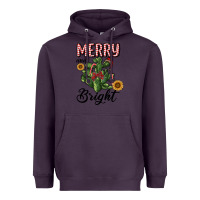 Plum merry and bright with cactus Heavyweight Hoodie - RanaPortraitStore