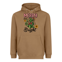 Toasted Coconut merry and bright with cactus Heavyweight Hoodie - RanaPortraitStore