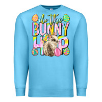 Ocean Blue Do the bunny hop Easter Day Premium Sweatshirt - Neo Western