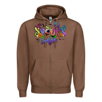 Chestnut It's spooky season Zipper Hoodie - RanaPortraitStore