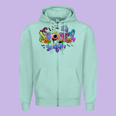 Zipper Hoodie It's spooky season
