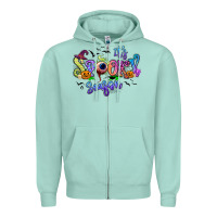 Seafoam It's spooky season Zipper Hoodie - RanaPortraitStore
