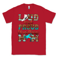 Red loud and proud wrestling mom Classic Tee - RanaPortraitStore