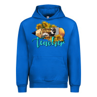 Cobalt Western Teacher Pencil Urban Hoodie - LillyAllenDesigns