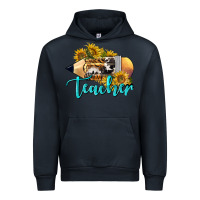 Navy Western Teacher Pencil Urban Hoodie - LillyAllenDesigns