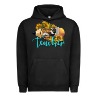 Pigment Black Western Teacher Pencil Urban Hoodie - LillyAllenDesigns