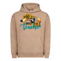 Pigment Burro Western Teacher Pencil Urban Hoodie - LillyAllenDesigns