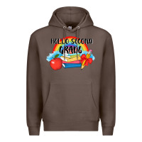 Coffee back to school hello second grade 3200x2400 Premium Hoodie - AdoDesignShop