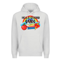Dove Grey back to school hello second grade 3200x2400 Premium Hoodie - AdoDesignShop