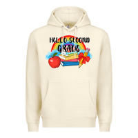 Sandshell back to school hello second grade 3200x2400 Premium Hoodie - AdoDesignShop